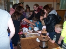 Candy floss and the chocolate fountain were very popular