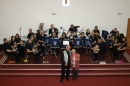 The Band with their conductor Terry Jackson & Mary Daun